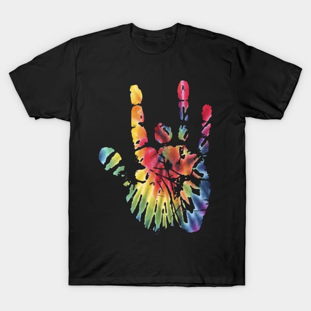 rainbow hand T-Shirt by No Offense